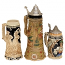 3 Musical Beer Steins