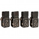 4 Rolleiflex TLR Cameras
