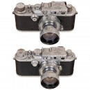 Leica IIIa and IIIf with Lenses