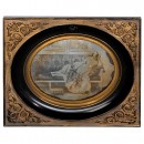 Daguerreotype of a Reclining Lady, c. 1850