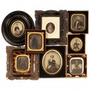 8 Ambrotypes, c. 1850–60