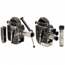 Bolex H16 and H8, c. 1955