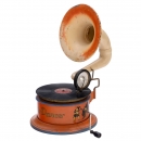 Very Rare Little Dancer Tin Toy Phonograph, c. 1920