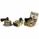 3 Toy Gramophones, c. 1925