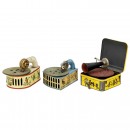 3 Toy Gramophones, c. 1925