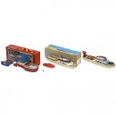 3 German Electric Toy Boats, c. 1950-60