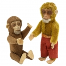 2 Monkey Prototypes from Schuco Product Development, c. 1935