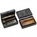 2 Musical Snuff Boxes, c. 1850