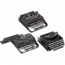 3 American Portable Typewriters