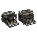 2 American Typewriters