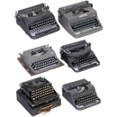 6 American Portable Typewriters