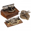 3 American Index Typewriters