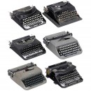 6 Remington Portable Typewriters