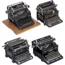 4 German Typewriters