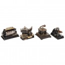 4 American Check Protectors, c. 1900
