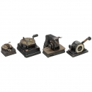 4 American Check Protectors, c. 1900