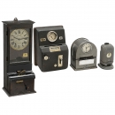 4 American Time Clocks