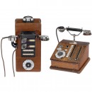 2 German Telephone Switchboards, c. 1920