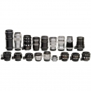 18 Western German Exakta Lenses, 1938-65