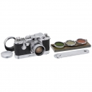 Leica IIIf with Leicavit and Summicron 5 cm, c. 1949