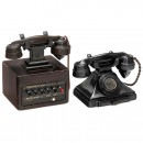 2 English Table Phones