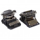 2 American Typewriters