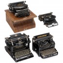 4 Mechanical Typewriters