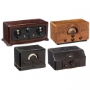 4 German Radio Receivers, 1930s