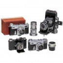 Contax II, Super Nettel, Kiev II and Moskau-2