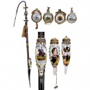 4 Reservist Bottles, 1 Reservist Pipe and 3 Pipe Heads, c. 1910