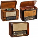 3 Large Radio Receivers