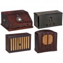 2 Telefunken Radio Receivers and 2 Loudspeakers, c. 1930
