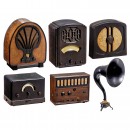 4 Radio Receivers and 2 Loudspeakers