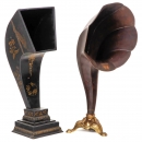 2 Radio Horn Loudspeakers, c. 1927