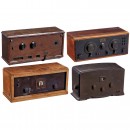 4 Rare German Tube Radios, c. 1930