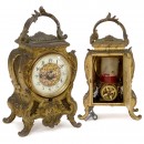 Phonograph Alarm Clock by Lioret and Farcot, 1896