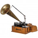 Edison Suitcase Home Model A Phonograph, c. 1898
