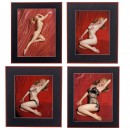 4 Marilyn Monroe Photographs by Tom Kelly