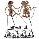 Chinese and Javanese Shadow Puppets, before 1970