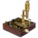 English Compound Monocular Chest Microscope by Nairne & Blunt, c