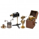 Physical Laboratory Instruments and Two Electric Motors