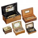 Five Small Musical Boxes