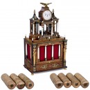 Rare Austrian Musical Flute Clock, c. 1830–40