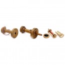 Three Early Telephone Receiver Replicas