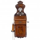 Bavarian Wall Telephone Station OB 99 by Reiner, 1899 onwards