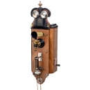 The First Complete Wall Telephone Set by L.M. Ericsson, 1880