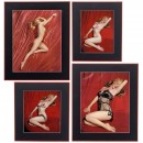 4 Marilyn Monroe Photographs by Tom Kelly