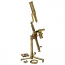 Early English Brass Compound Microscope, c. 1800