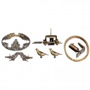Components from a Double Singing Bird Box by Blaise Bontems, c. 