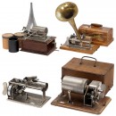 Four Phonographs, c. 1900